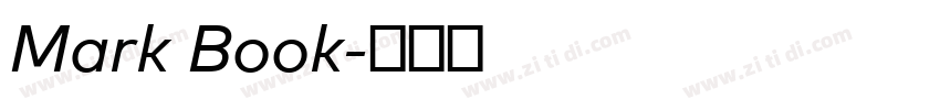 Mark Book字体转换 Mark Book字体转换